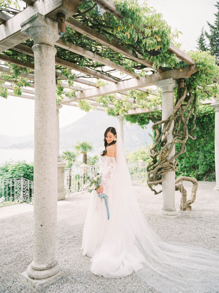 Italian. bride in Villa Cipressi, Lake Como,Italy