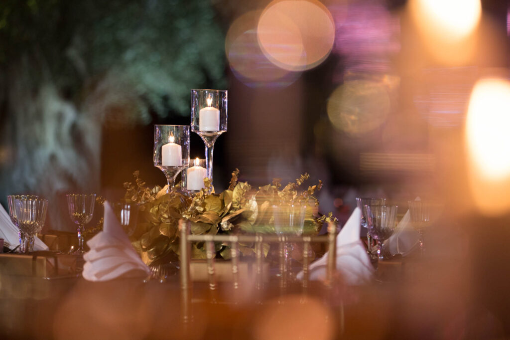 close up of Outdoor Wedding at Melia Desert Palm