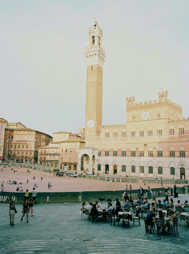 Siena, Torre del Mangia, Fine Art Film Travel Photography in Tuscany, Italy